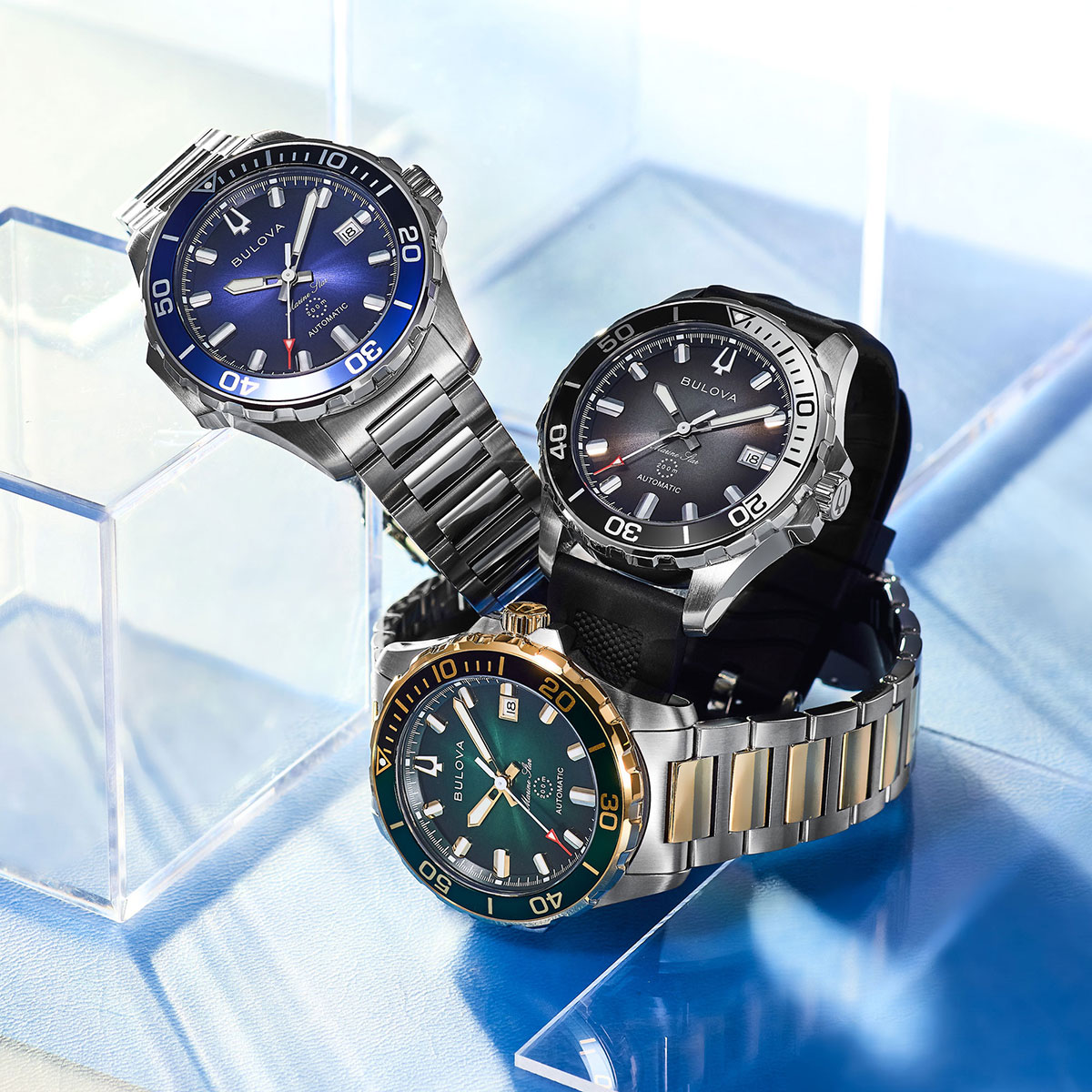 Marine Star （豪華おまけ有） ブローバ BULOVA 腕時計 メンズ 自動