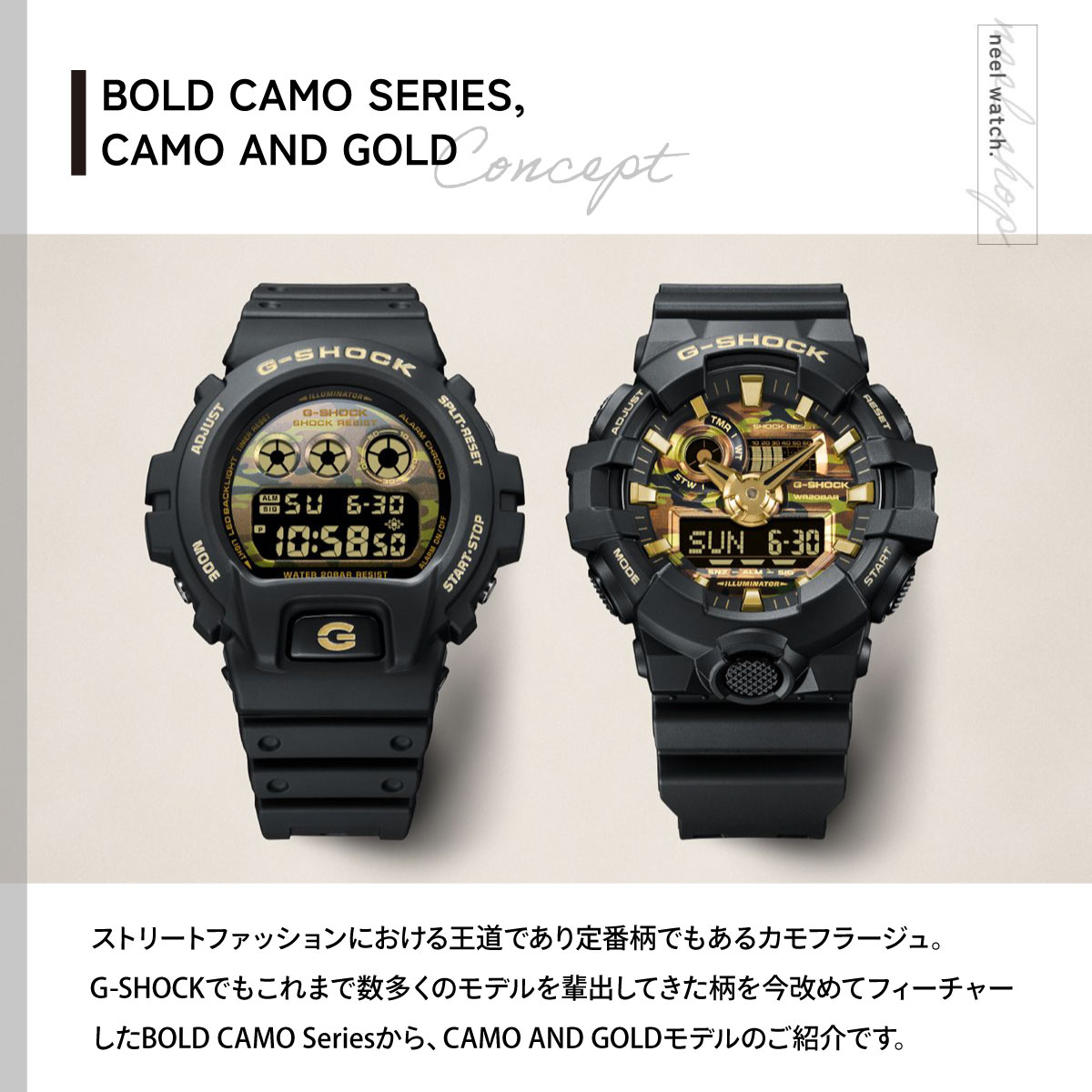 G-SHOCK Gショック デジタル 腕時計 メンズ DW-6900CF-1JF BOLD CAMO