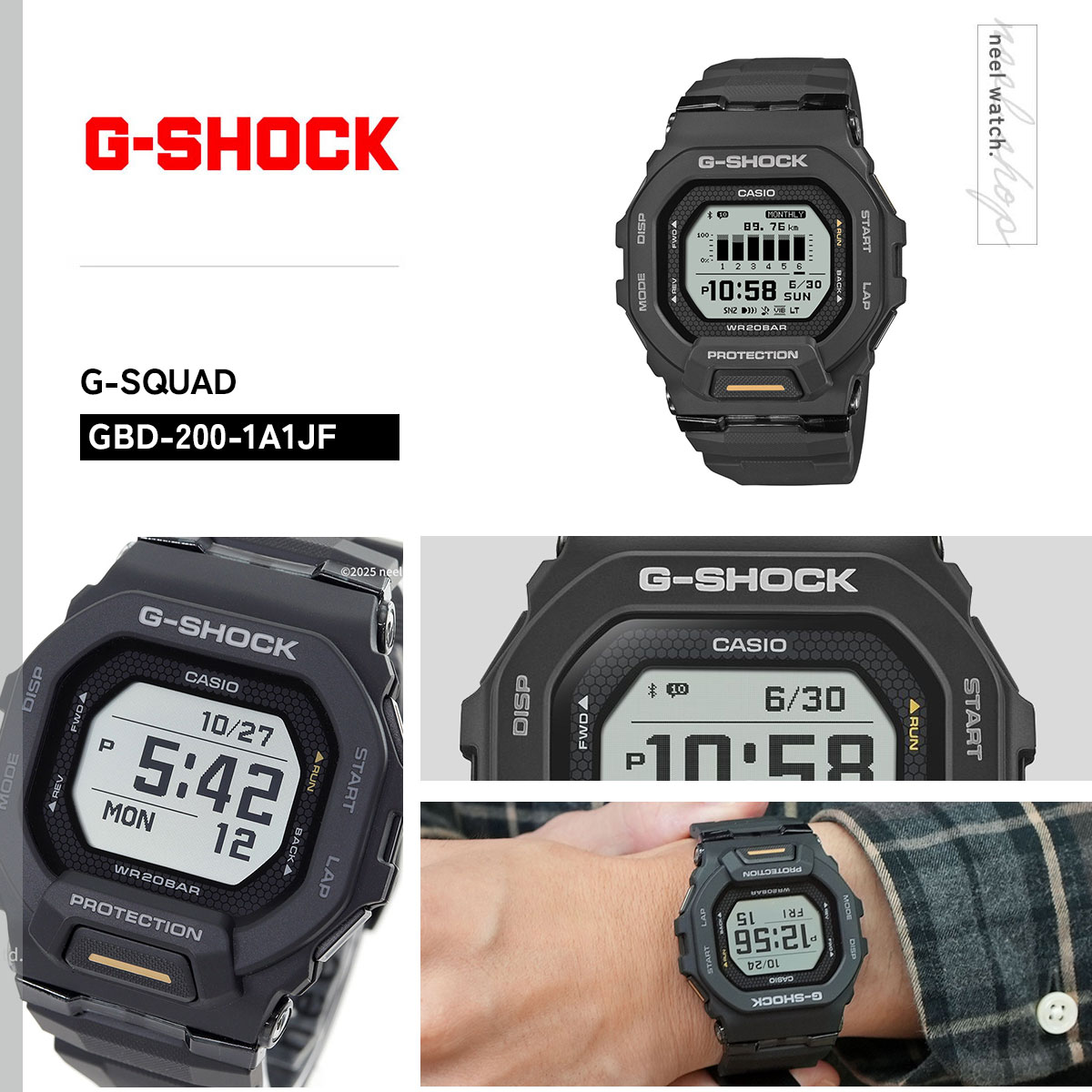 G-SHOCK （豪華おまけ有） Gショック ジースクワッド G-SQUAD 腕時計