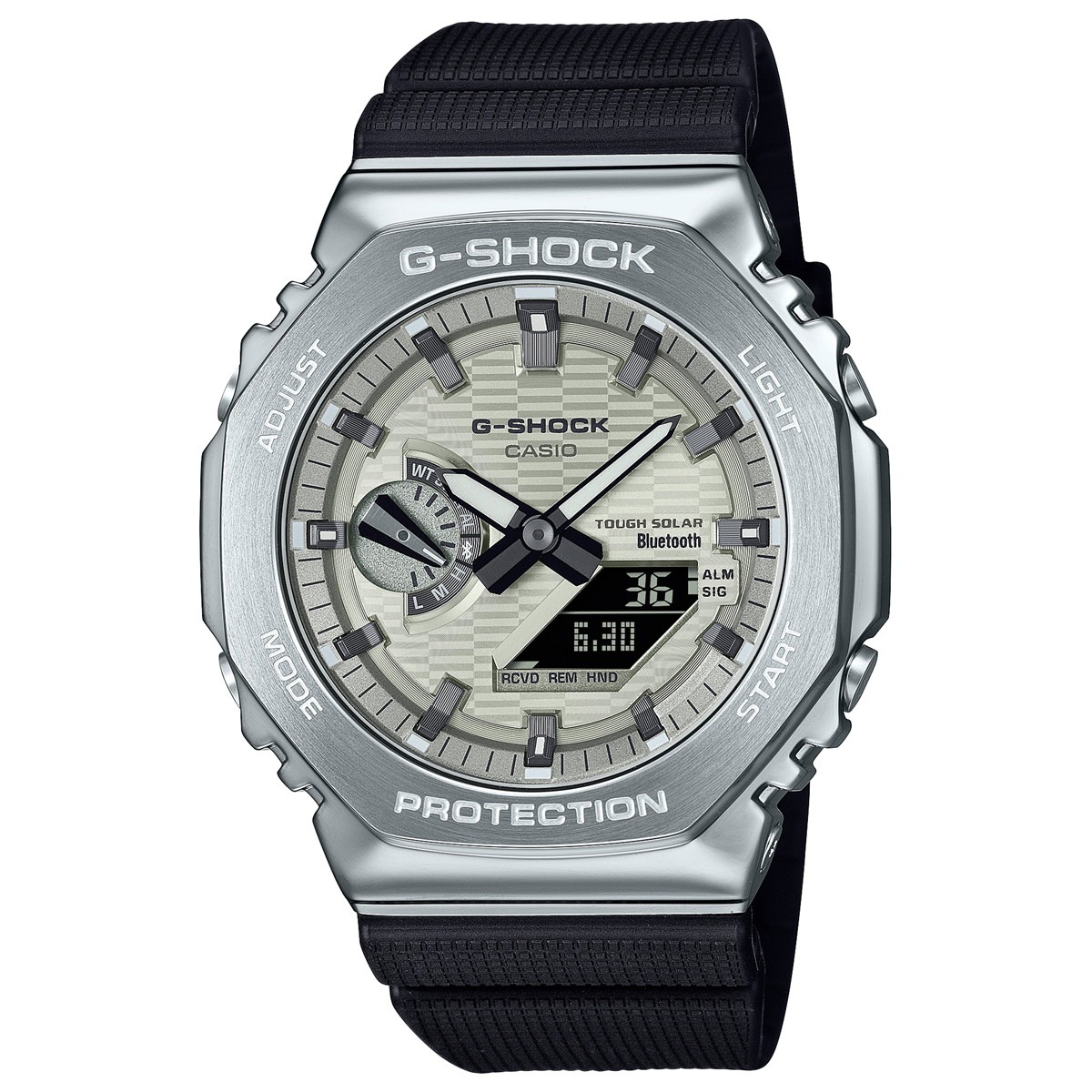 （豪華おまけ有） Gショック G-SHOCK アナデジ 腕時計 メンズ GBM-2100A-8BJF メタルベゼル ジーショックの画像
