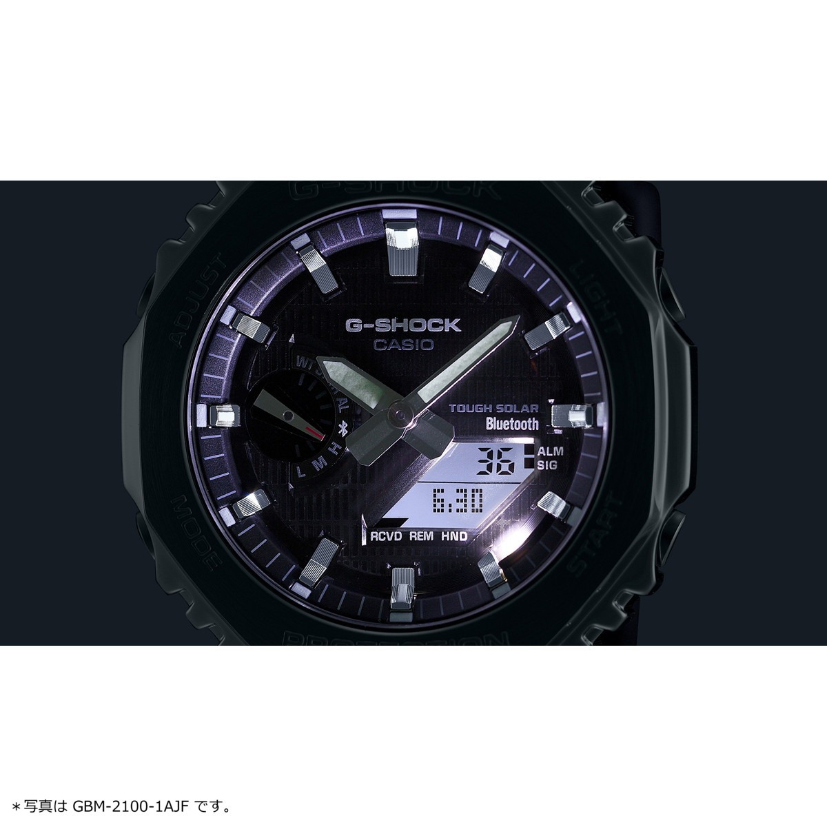 （豪華おまけ有） Gショック G-SHOCK アナデジ 腕時計 メンズ GBM-2100A-8BJF メタルベゼル ジーショックの画像