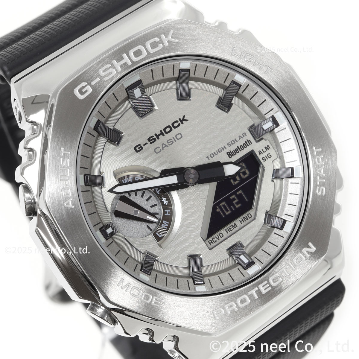 （豪華おまけ有） Gショック G-SHOCK アナデジ 腕時計 メンズ GBM-2100A-8BJF メタルベゼル ジーショックの画像
