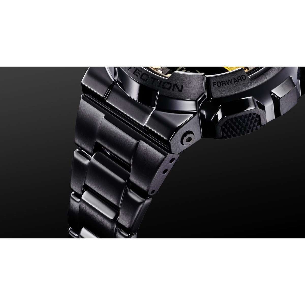 （ノベルティー付き）Gショック G-SHOCK 腕時計 メンズ GM-110BD-1A9JF ブラック ゴールド ジーショックの画像