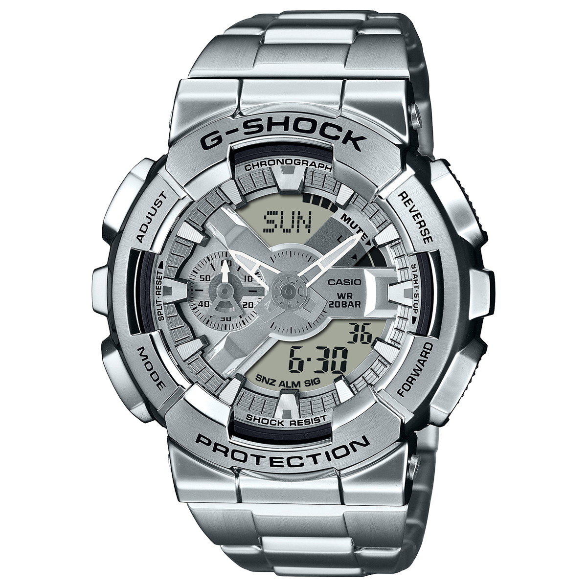 Gショック G-SHOCK 腕時計 メンズ GM-110D-8AJF シルバー ジーショックの画像