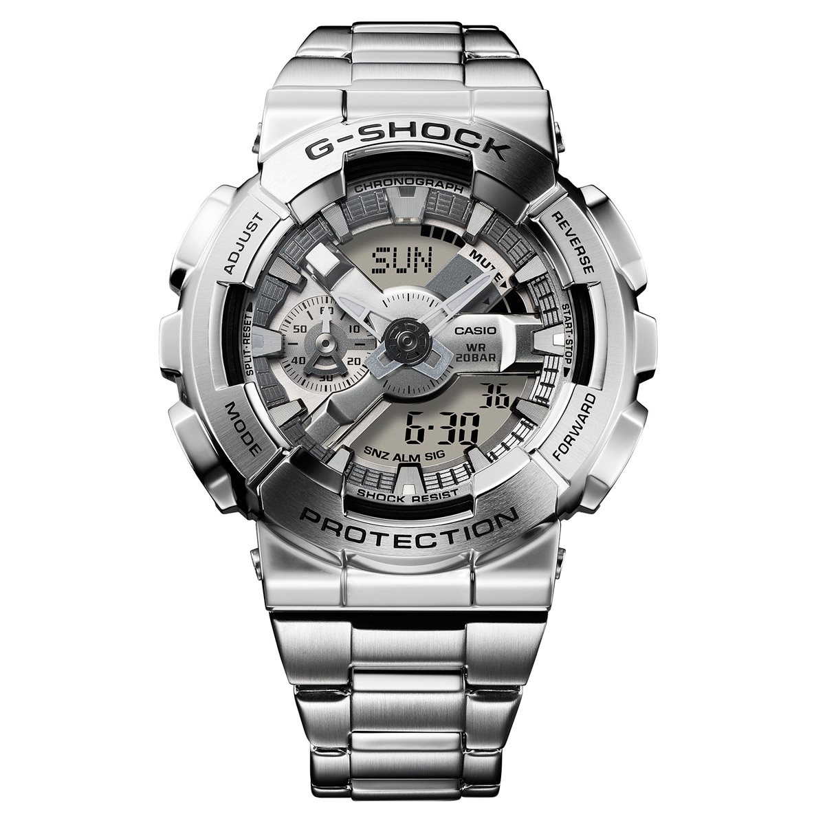 Gショック G-SHOCK 腕時計 メンズ GM-110D-8AJF シルバー ジーショックの画像