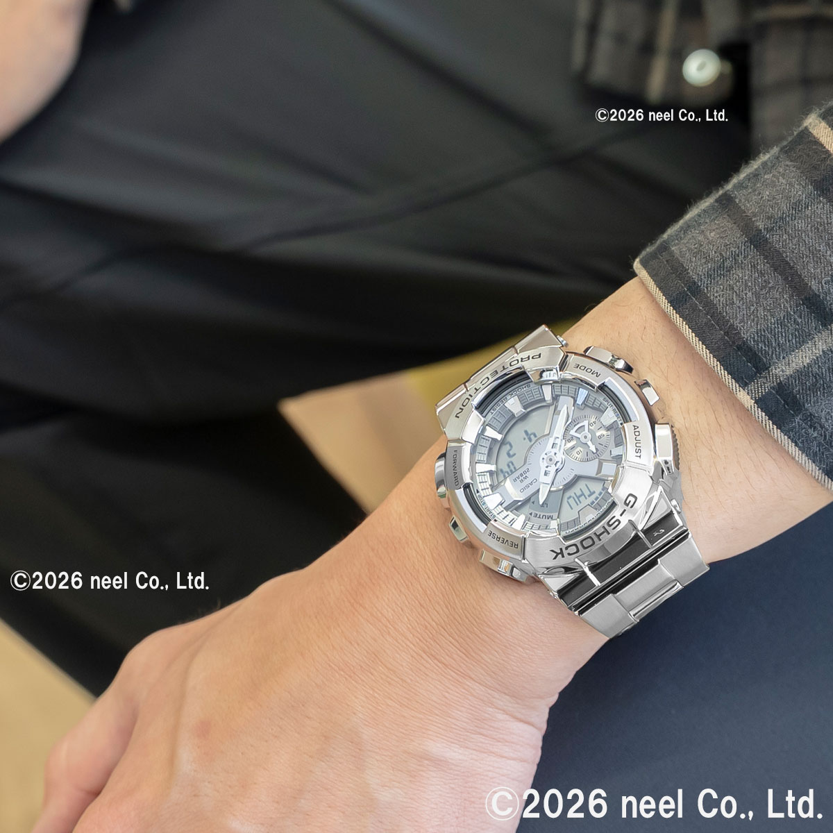 Gショック G-SHOCK 腕時計 メンズ GM-110D-8AJF シルバー ジーショックの画像