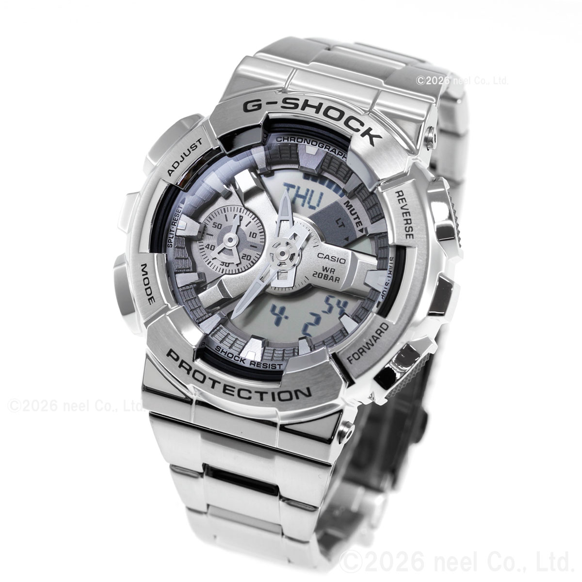 Gショック G-SHOCK 腕時計 メンズ GM-110D-8AJF シルバー ジーショックの画像