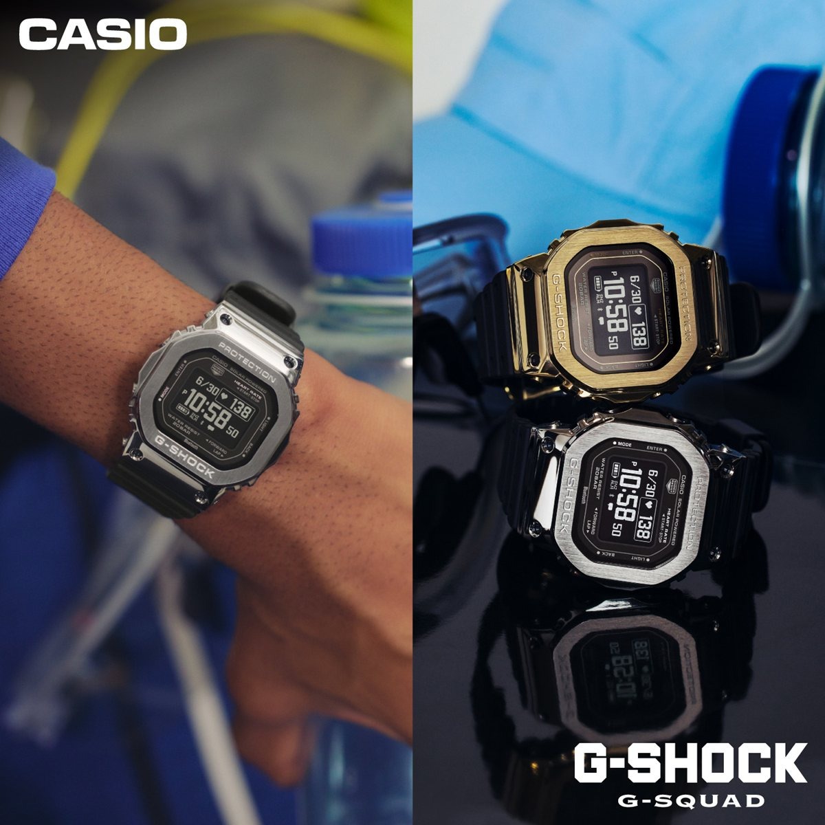 G-SHOCK （豪華おまけ有） Gショック ジースクワッド G-SQUAD USB充電