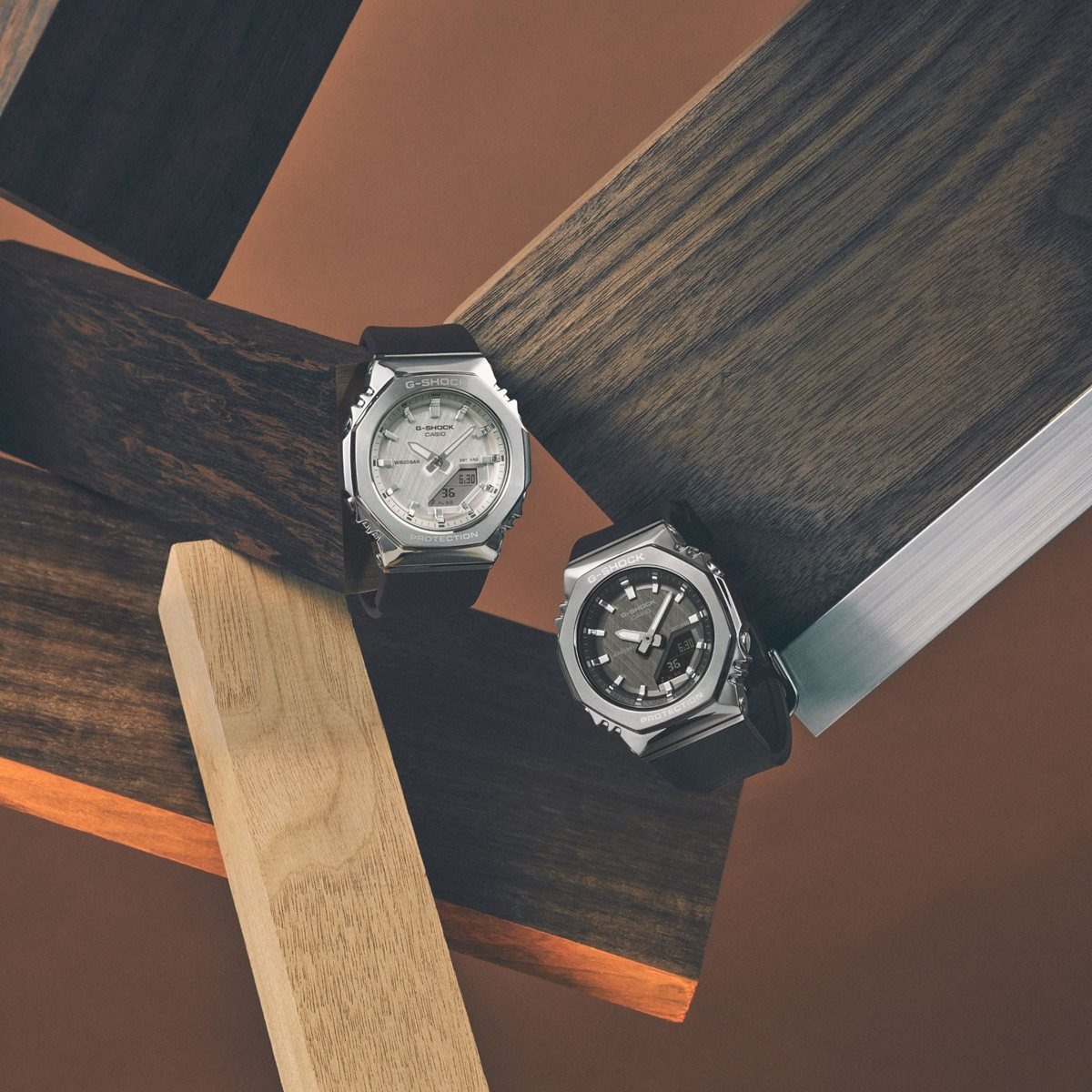 （豪華おまけ有） Gショック G-SHOCK アナデジ 腕時計 メンズ GM-S2110-1A7JF シルバー ジーショックの画像
