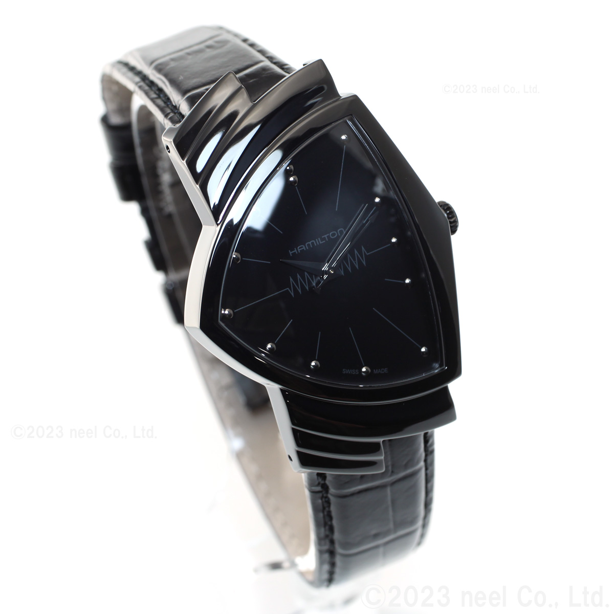 HAMILTON ハミルトン H244010 ベンチュラ クォーツ メンズ HAMILTON ハミルトン H244010 ベンチュラ フルブラック クォーツ