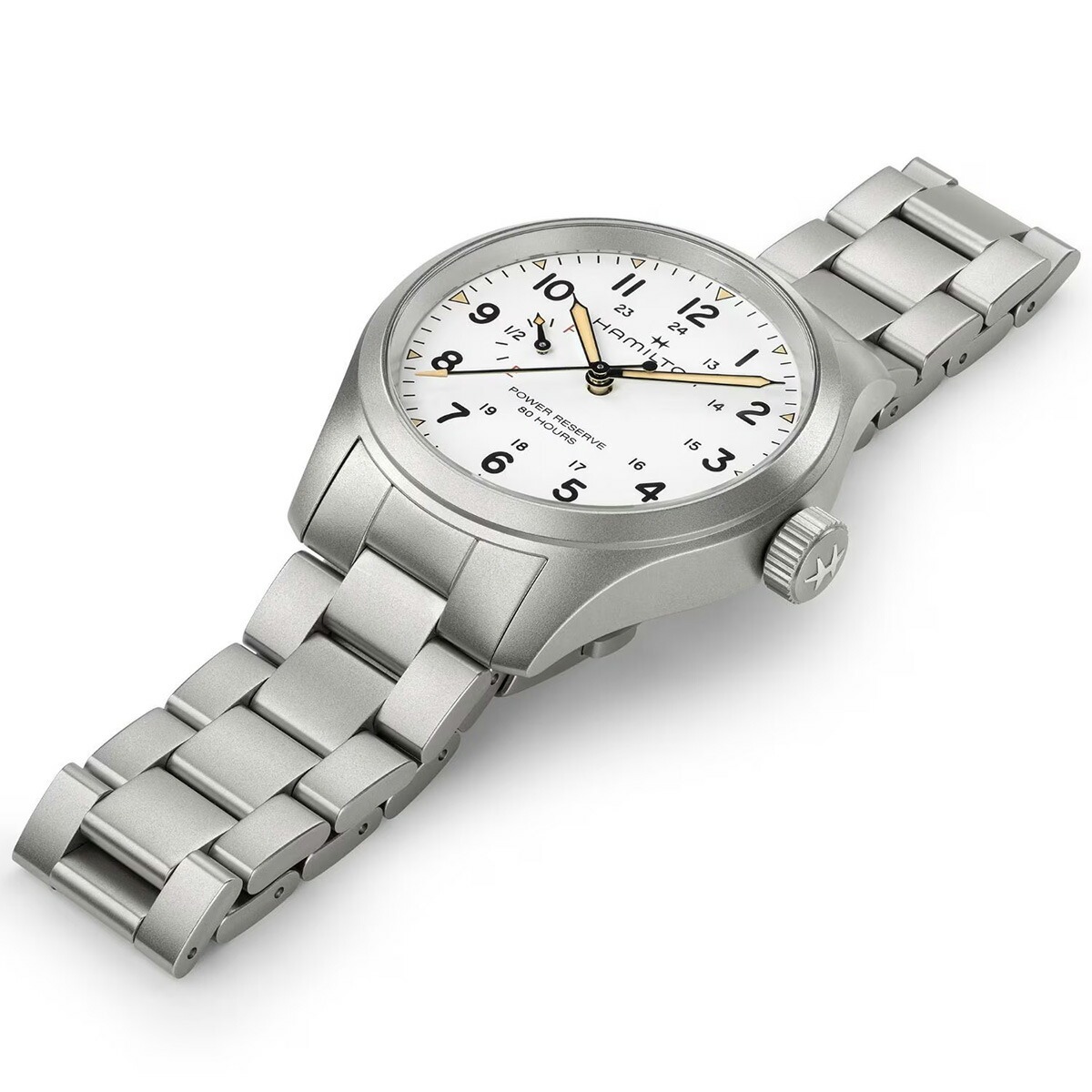 （ノベルティー付き）ハミルトン HAMILTON カーキ フィールド メカニカル パワーリザーブ H69509110 正規品の画像