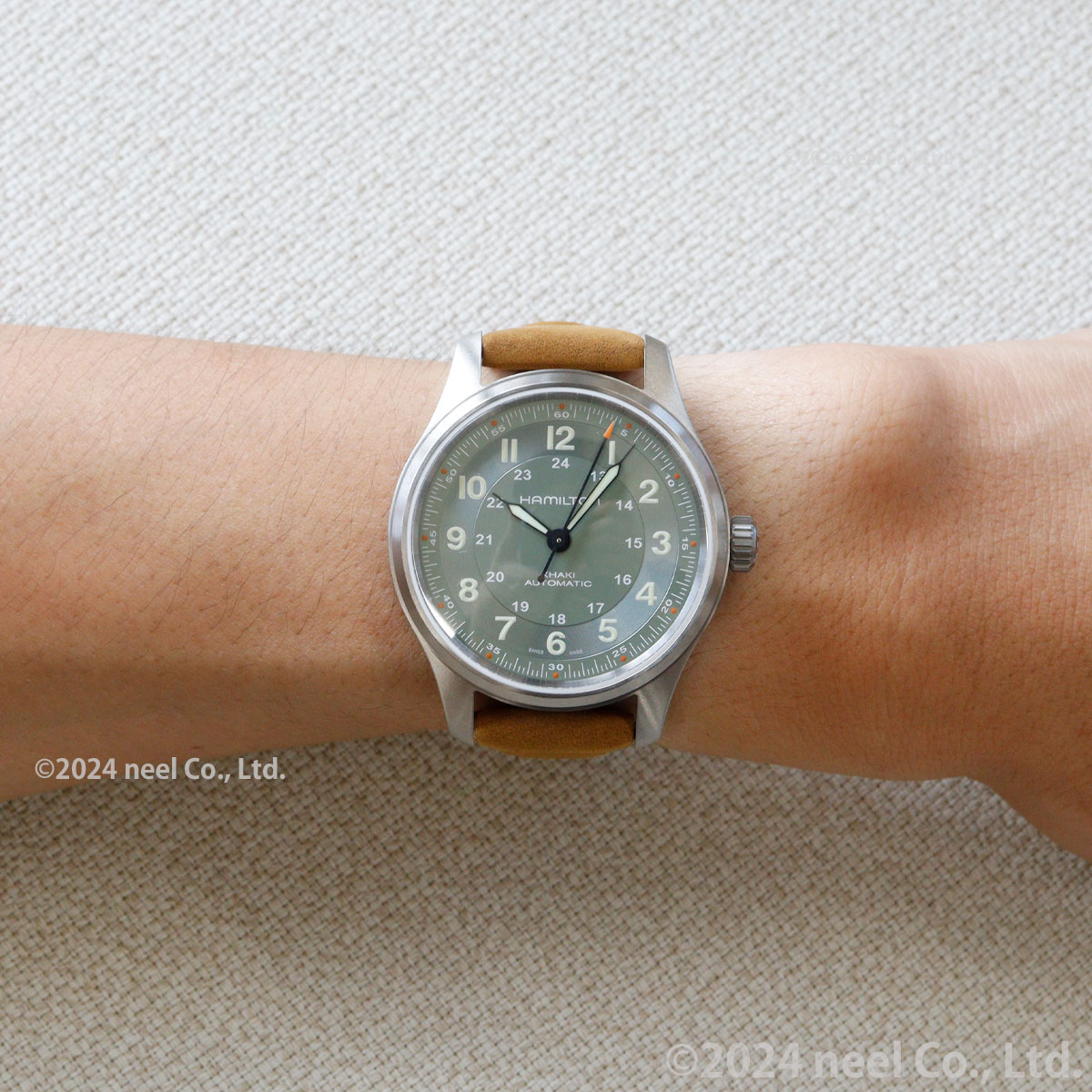 KHAKI FIELD ハミルトン HAMILTON カーキ フィールド チタニウム
