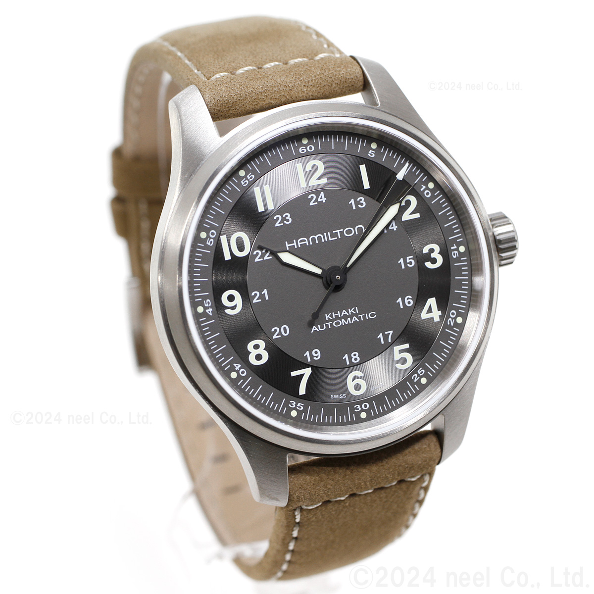 KHAKI FIELD ハミルトン HAMILTON カーキ フィールド チタニウム