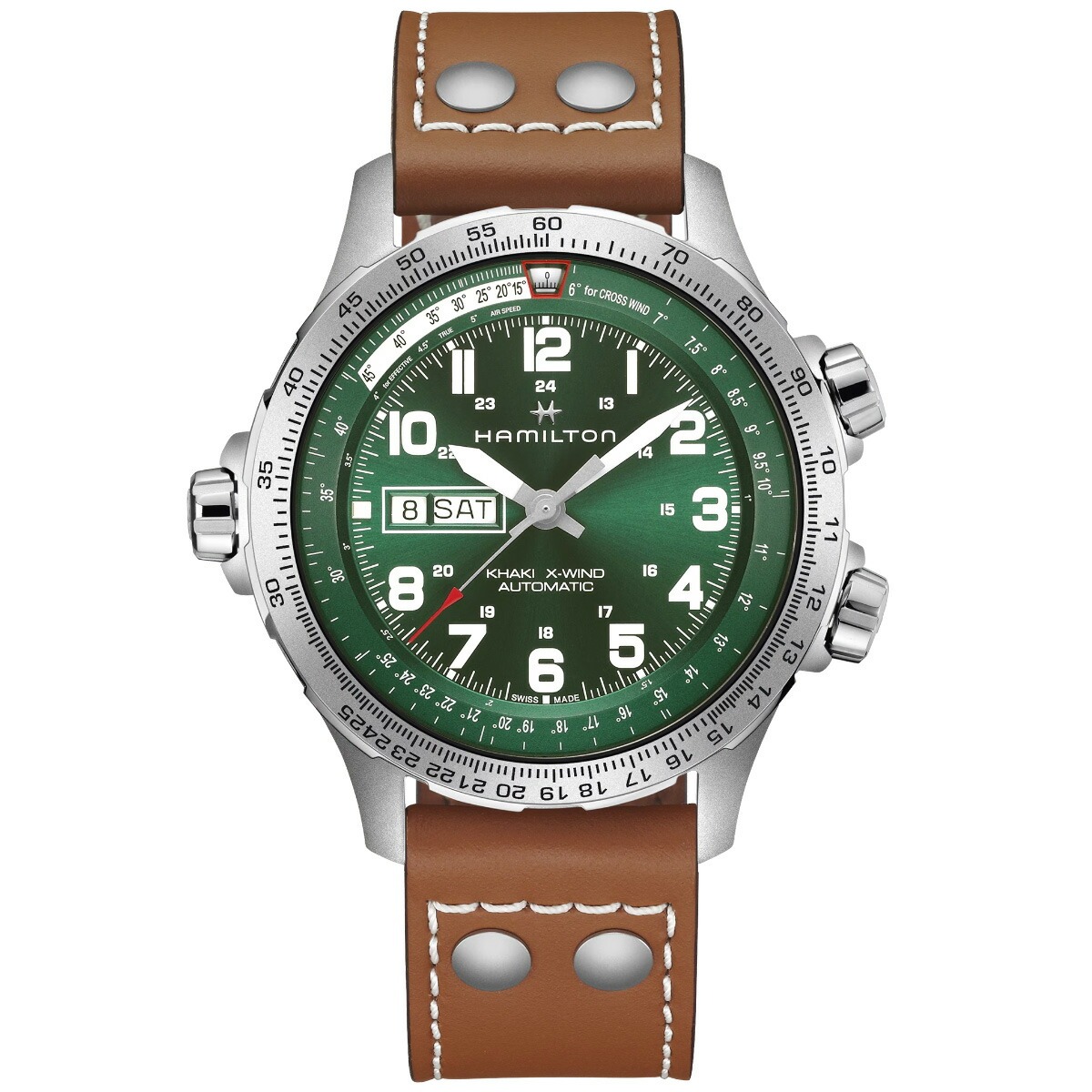 （7月から値上）（ノベルティー付き）ハミルトン HAMILTON カーキ アビエーション X-ウィンド H77735560 腕時計 自動巻きの画像
