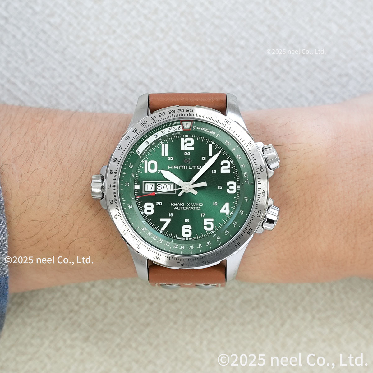 （7月から値上）（ノベルティー付き）ハミルトン HAMILTON カーキ アビエーション X-ウィンド H77735560 腕時計 自動巻きの画像