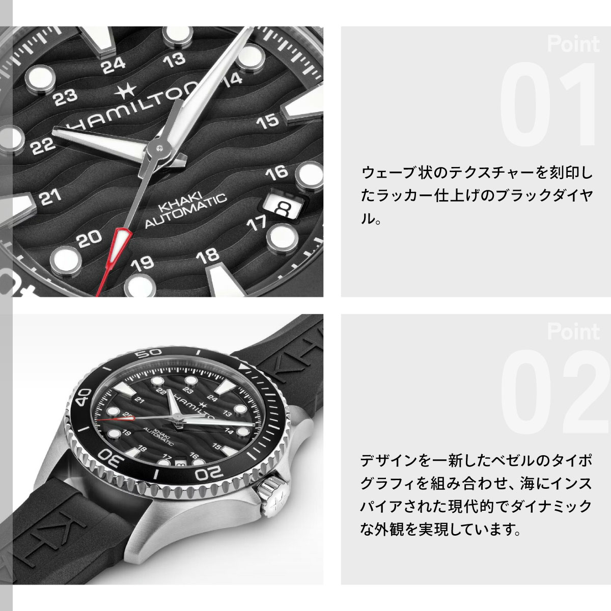ハミルトン HAMILTON KHAKI NA...の詳細画像3