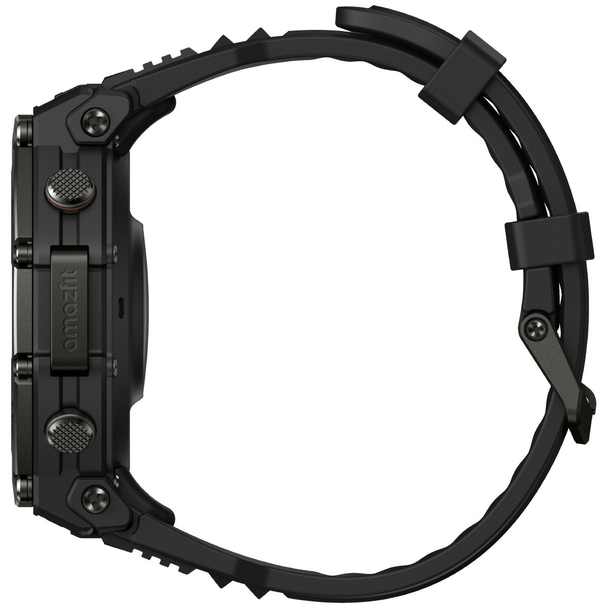 （ノベルティー付き）アマズフィット AMAZFIT スマートウォッチ T-Rex 3 Pro タクティカルブラック SP170078-C239の画像