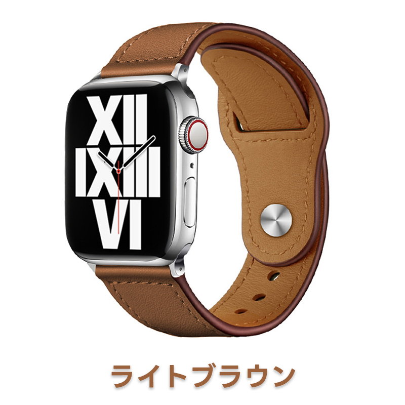 アップルウォッチ バンド 革 49mm 45mm 44mm 42mm 41mm 40mm 38mm