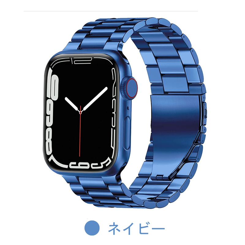 アップルウォッチ バンド ステンレス 49 45 44 42 41 40 38 mm apple watch ベルト シリーズ Ultra 9 8 7  SE 6 5 4 3 2 1 女性 男性 調整工具付き