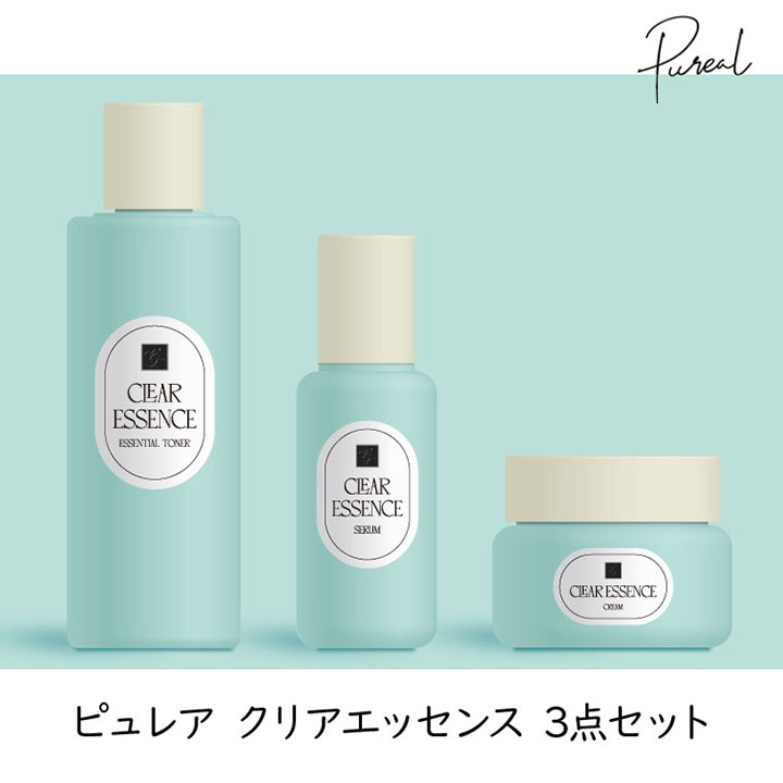 ピュレア クリアエッセンス 3点セット トナー セラム クリーム 化粧水