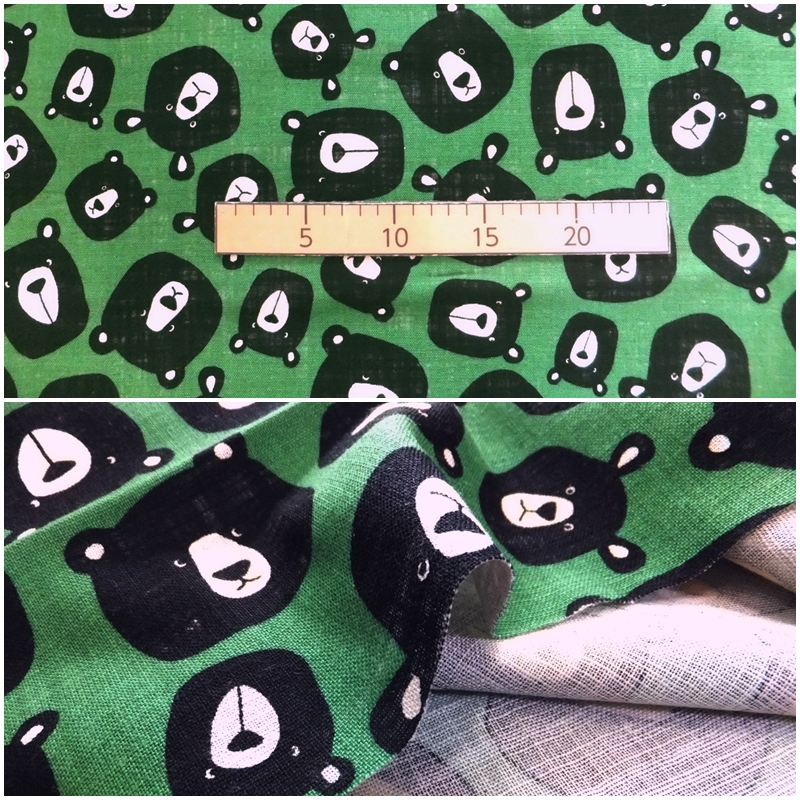 グリーンベア―・リネンライクスラブ SEVENBERRY(綿 生地 布) |  | 01