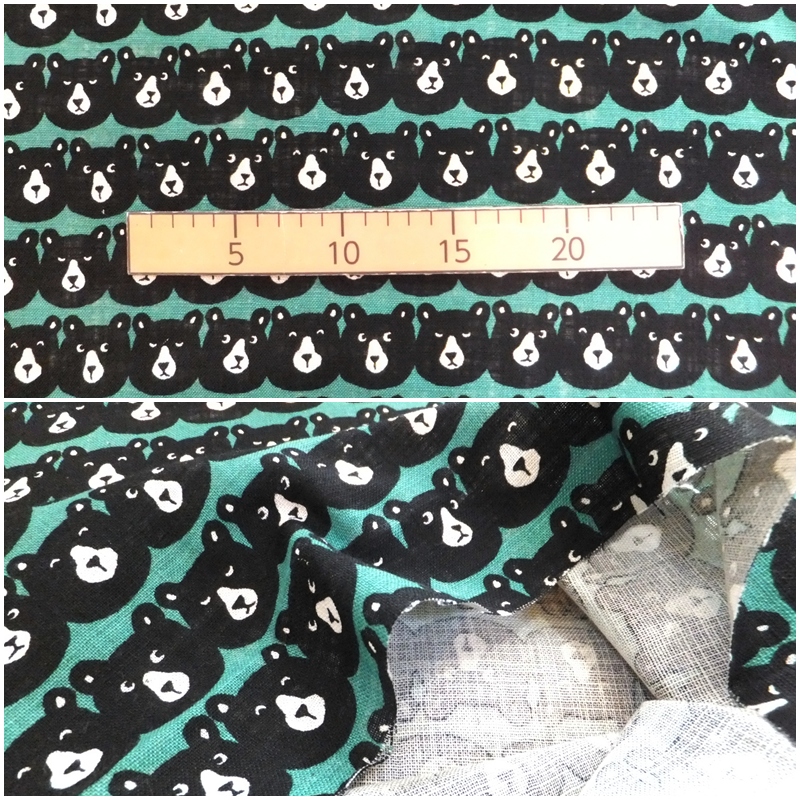 グリーンベア―・リネンライクスラブ SEVENBERRY(綿 生地 布) |  | 02