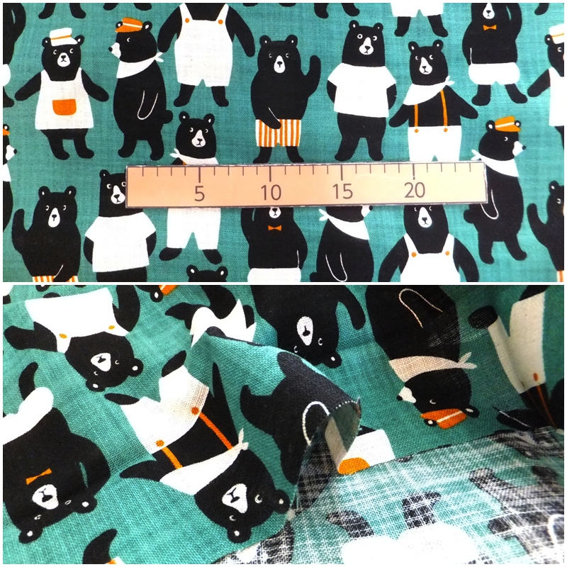 グリーンベア―・リネンライクスラブ SEVENBERRY(綿 生地 布) |  | 03