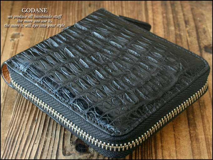 GODANE　ゴダン　財布　新品未使用　本革 69%オフ 財布 父の日 カイマン クロコダイル GODANE ゴダン ワニ革