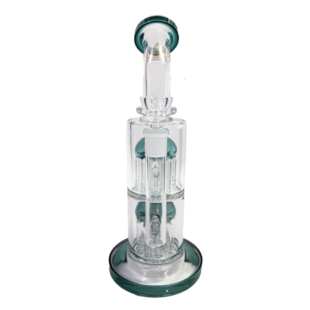 喫煙具 ガラスボング BOZZ ダブルパーコレーターボング Glass