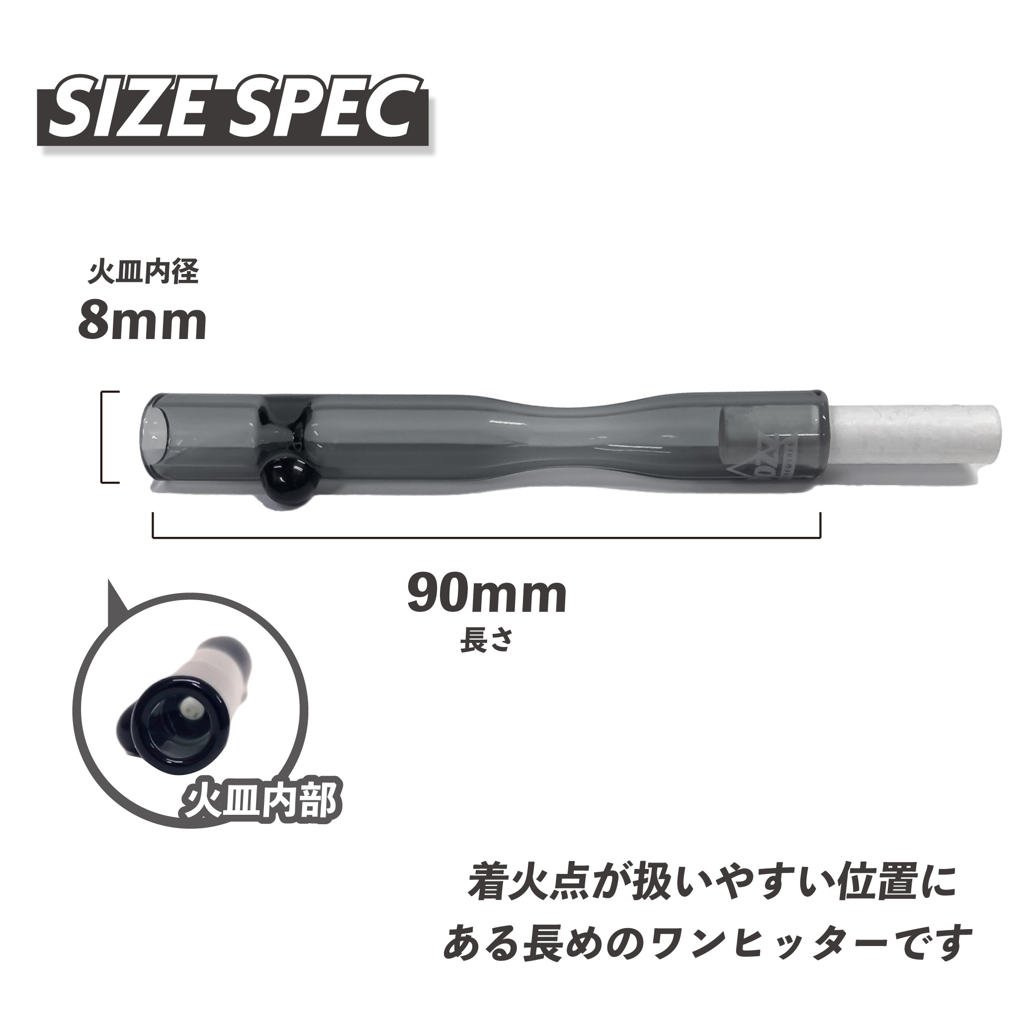 メール便可 喫煙具 BOZZ カラーワンヒッター ガラスパイプ メール便可 喫煙具 BOZZ カラーワンヒッター ガラスパイプ
