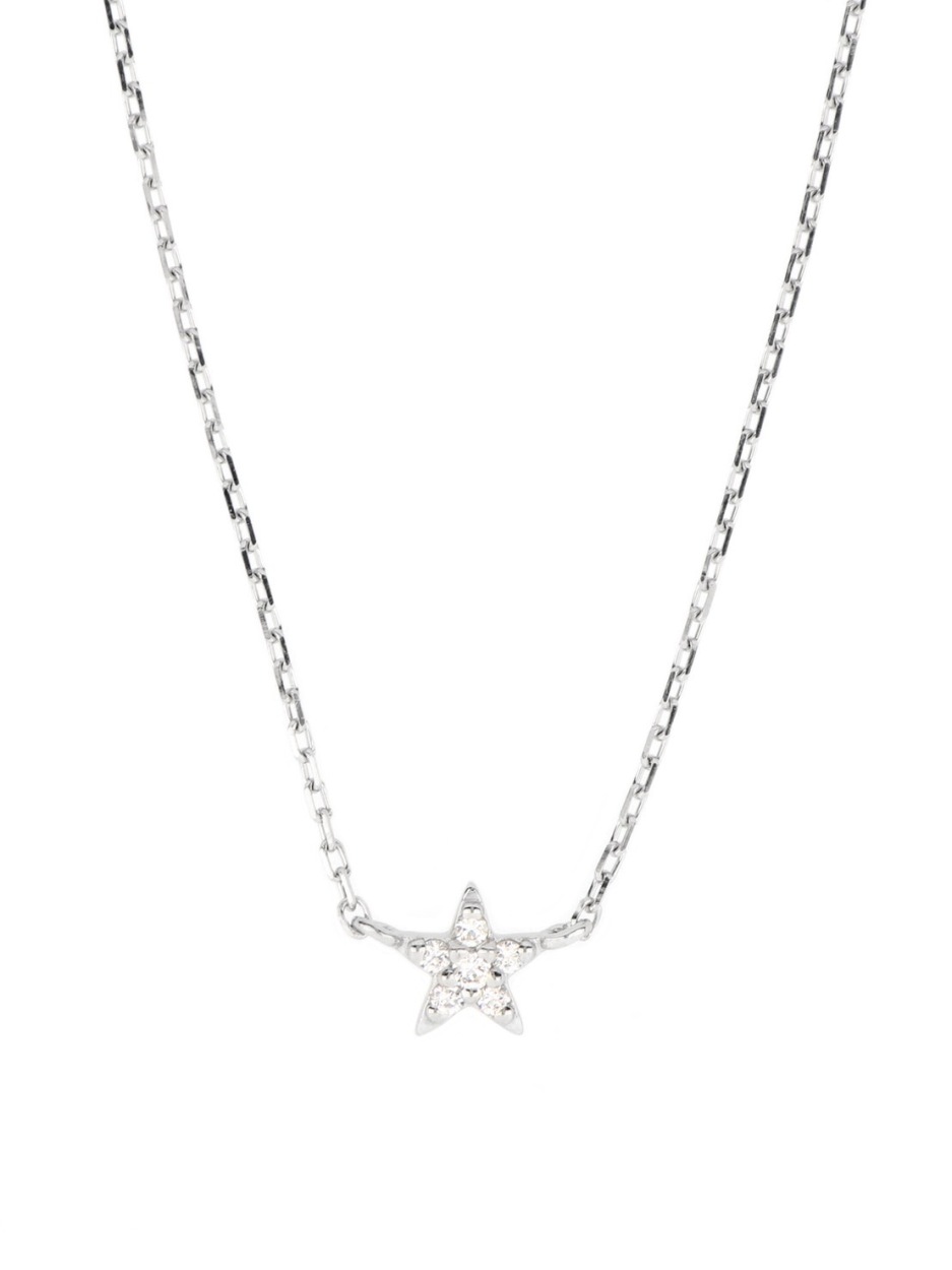 ネックレス H&C CZ キュービックジルコニア K18 ゴールドコーティング