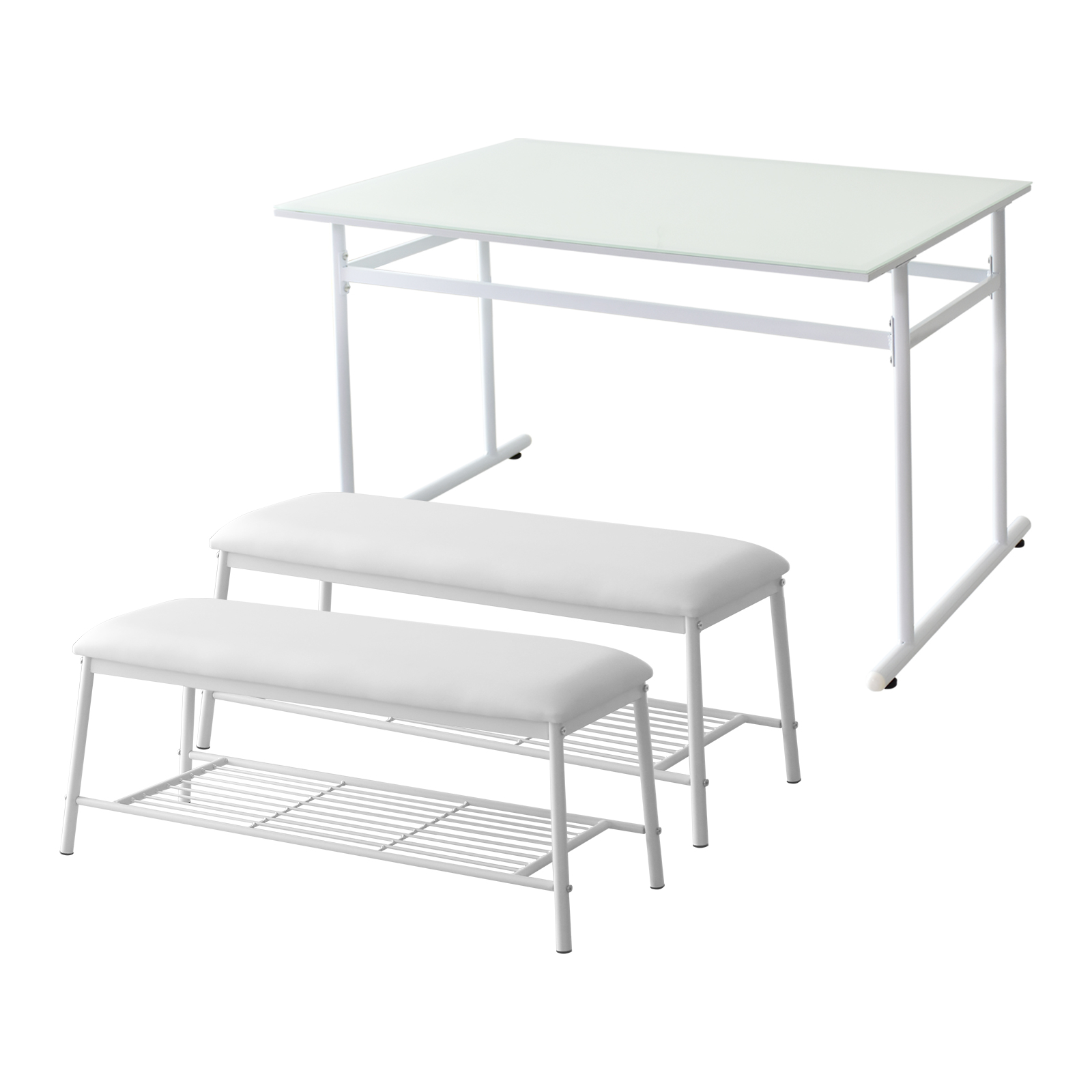 DORIS ダイニングテーブルセット ダイニングセット ベンチ 2人用 4人用