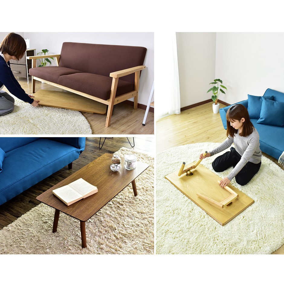 DORIS（ドリス） テーブル 折りたたみ おしゃれローテーブル カフェ