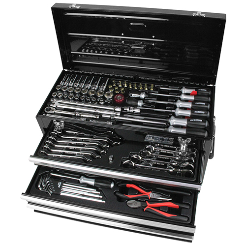 管楽器メンテナンス用工具セット KTC 9.5sq. ライダーズメンテナンスツールセット 14点 バイク