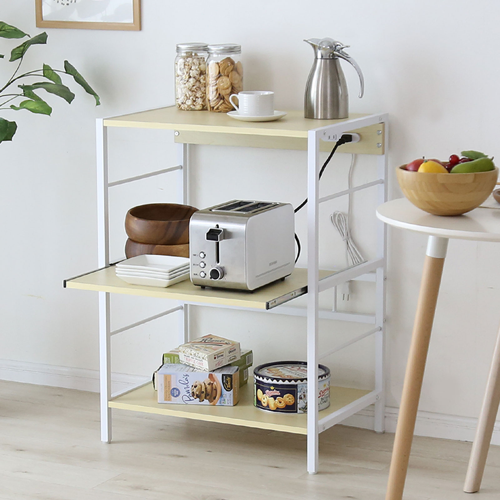 DORIS（ドリス） キッチンラック 収納 ロータイプ シェルフ シンプル