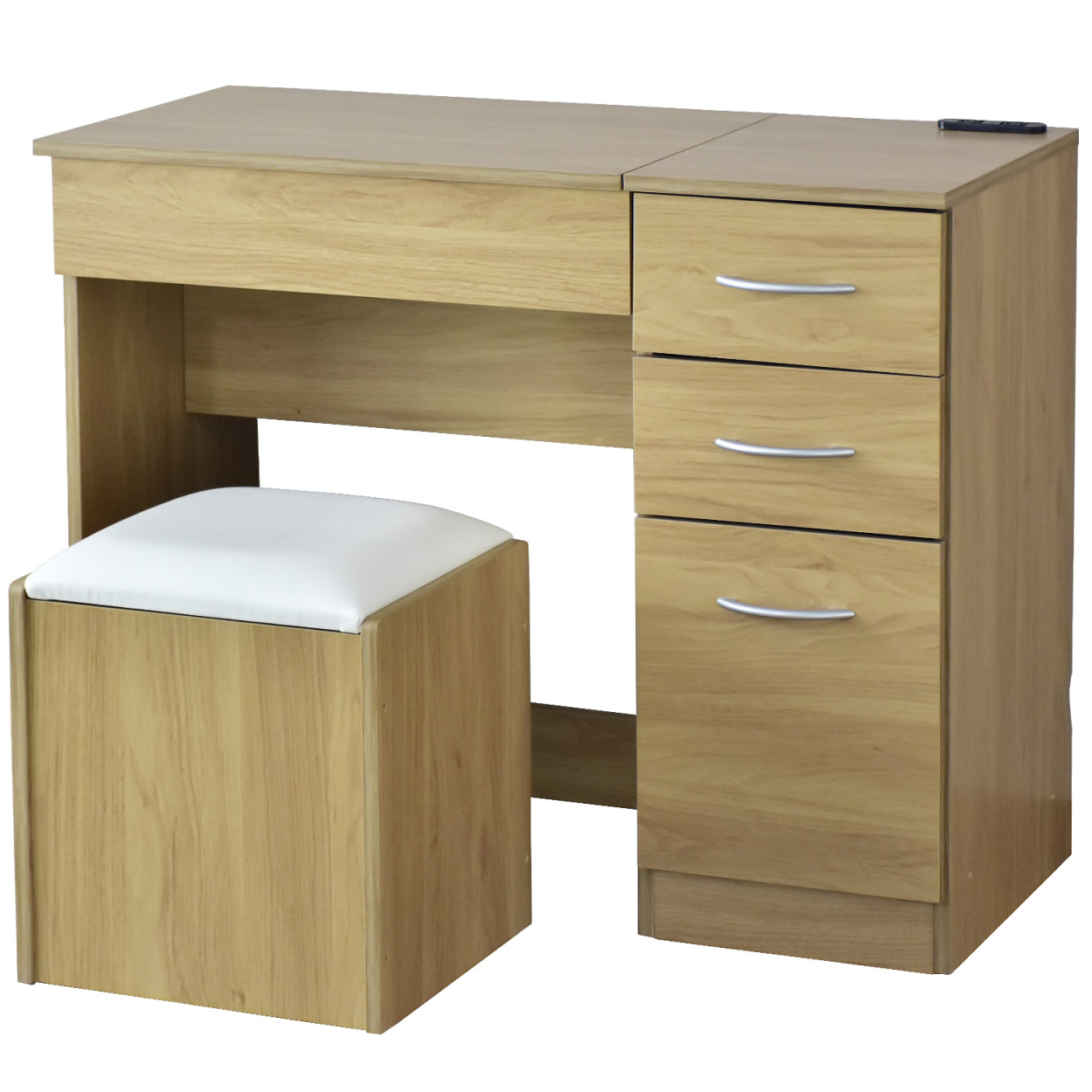 ドレッサーテーブル ドレッサー コンセント付き 収納 化粧台 スツール付き 収納棚 大容量 コンパクト 引き出し ジャスミン ドリス | DORIS | 03