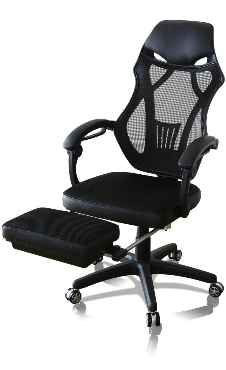 オフィスチェア メッシュ ハイバック 椅子 イス リクライニング パソコンチェア 肘付き 足置き クロセット おしゃれ DORIS ドリス