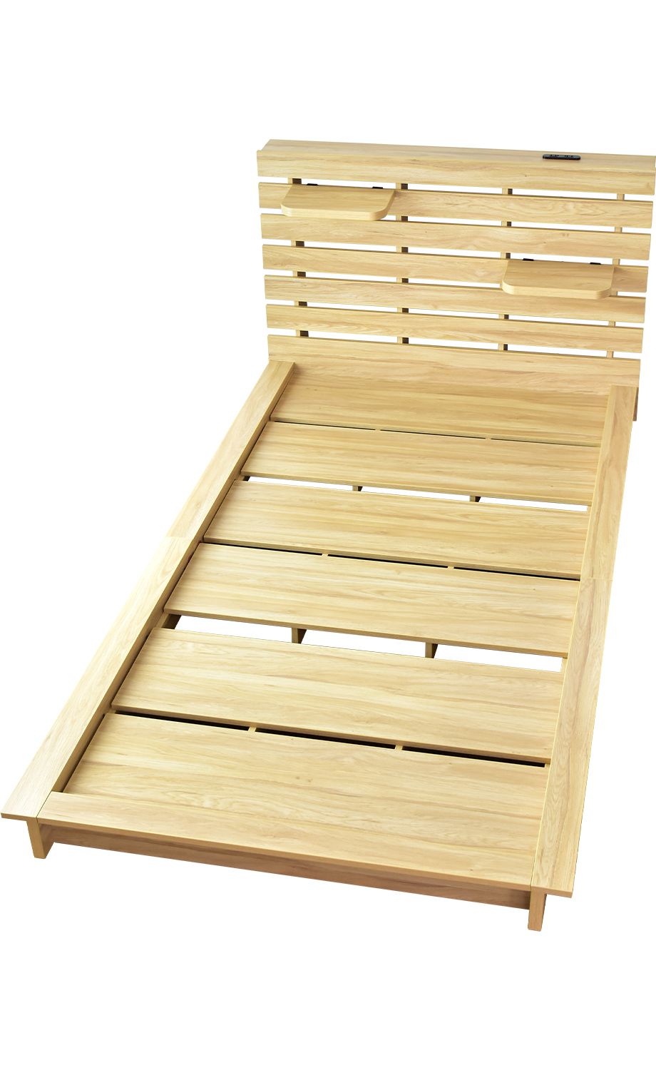 DORIS（ドリス） ベッド ダブル 棚付き 収納 ベット ベッドフレーム