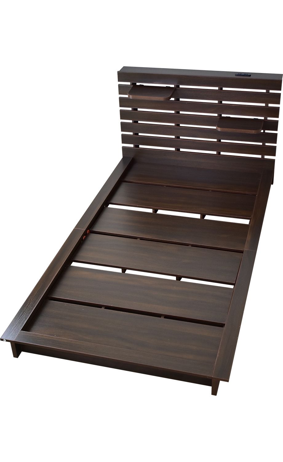 DORIS（ドリス） ベッド ダブル 棚付き 収納 ベット ベッドフレーム