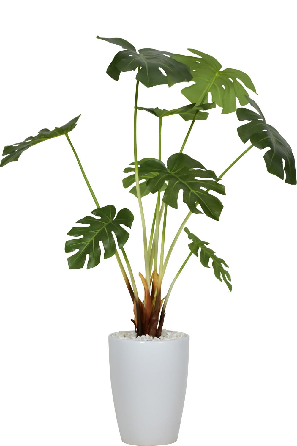 人工植物 観葉植物 DORIS 光触媒 造花 植物 フェイクグリーン 鉢付き リビング 消臭 殺菌 防臭 モンステラ 57cm 北欧