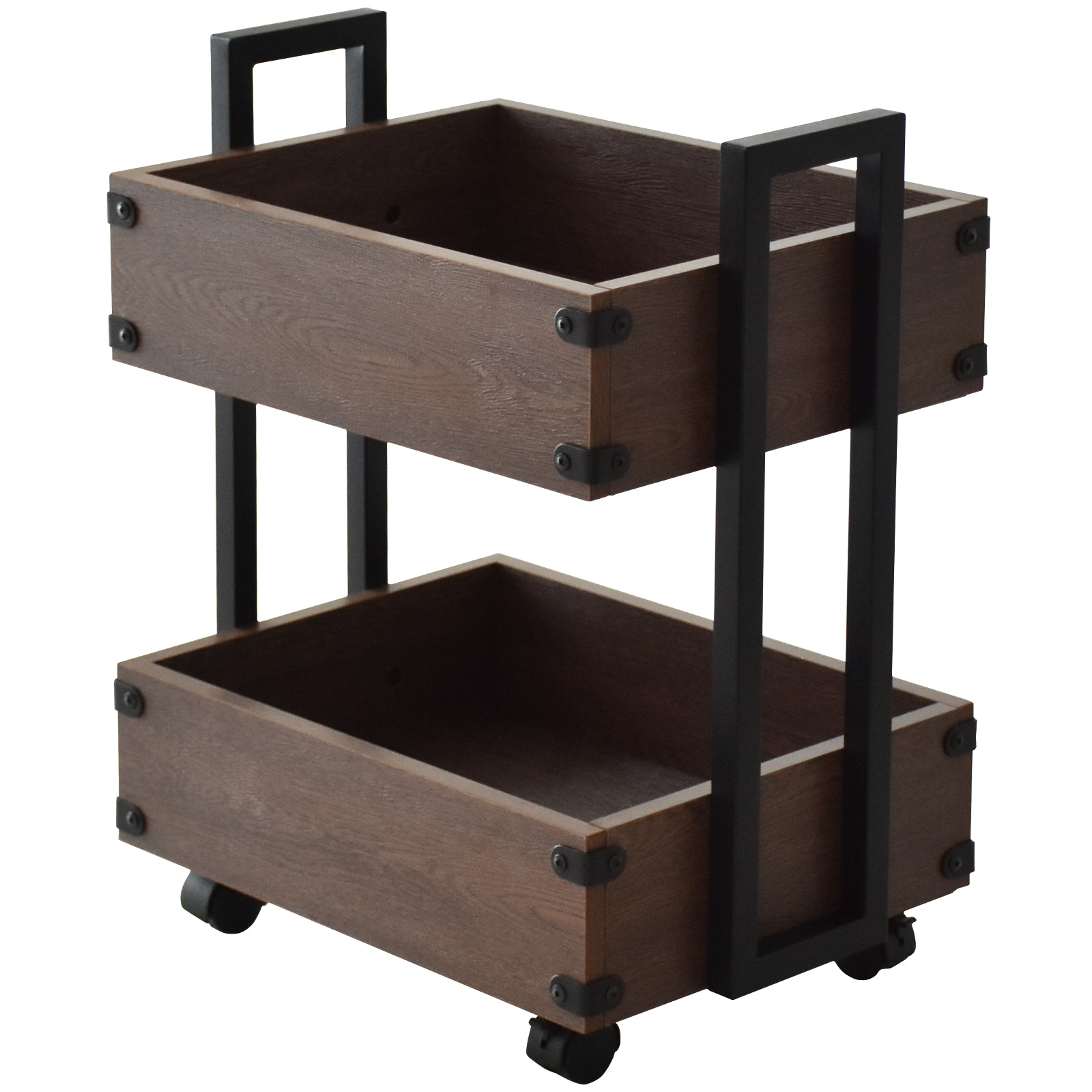 DORIS（ドリス） マルチワゴン キャスター付き 収納棚 2段 収納ラック