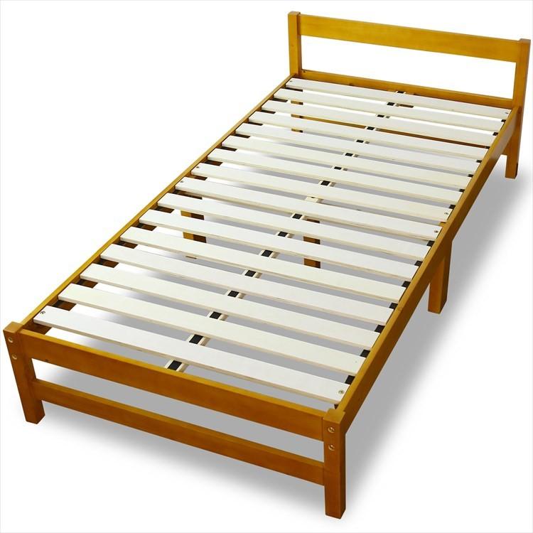 すのこ ベッド DORIS ベット ベッドフレーム シングル 天然木 3段階 木製 パイン材 スノコ サニーS 北欧 ドリス｜grazia-doris｜04