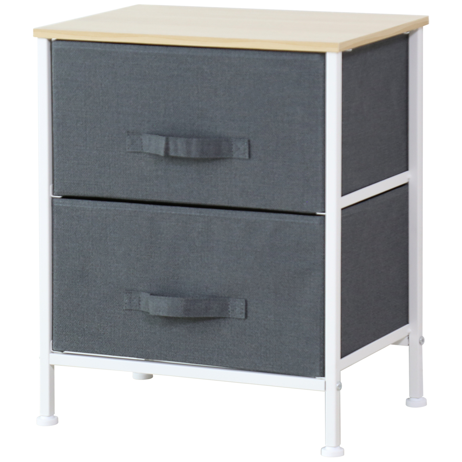 DORIS チェスト 収納 ローチェスト 2段 カラーチェスト 布張り 収納