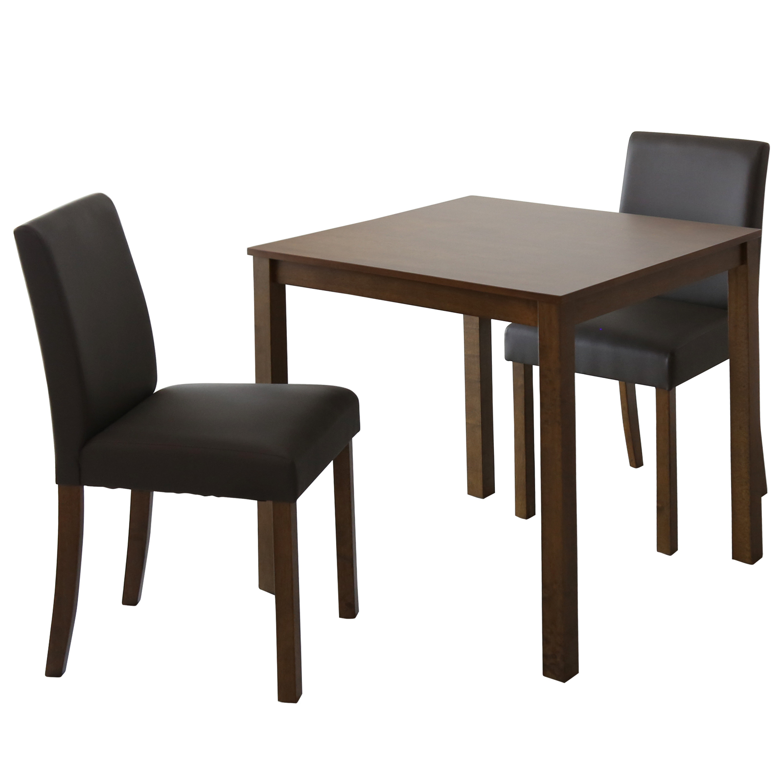 ダイニングテーブル　3点セット　チェア2脚　カウンター　省スペース　BROWN LOWYA（ロウヤ） ダイニングテーブルセット 3点 2人用 ダイニング