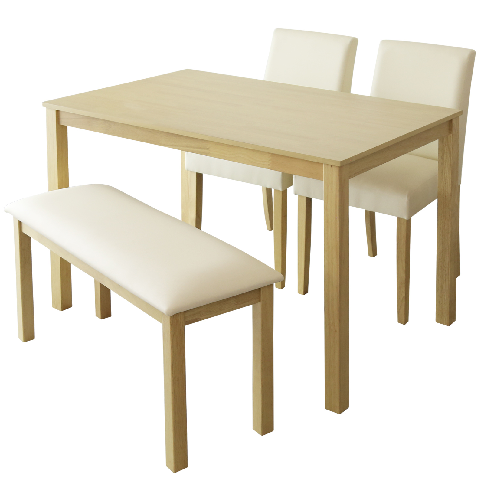 DORIS（ドリス） ダイニングテーブルセット 110cm 長方形 ベンチ