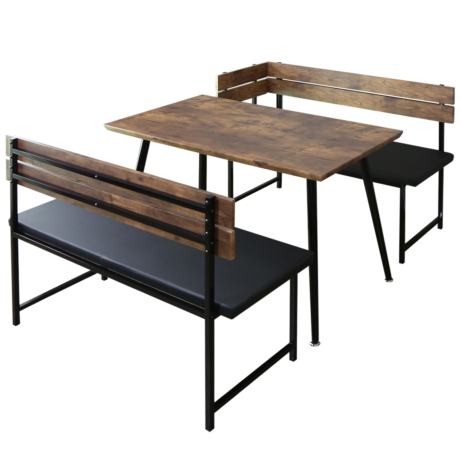ダイニングテーブルセット 3点セット DORIS 木製 食卓テーブル 4人掛け 木製 モダン ダイニングチェア ネロコーナー 北欧 ドリス｜grazia-doris｜04