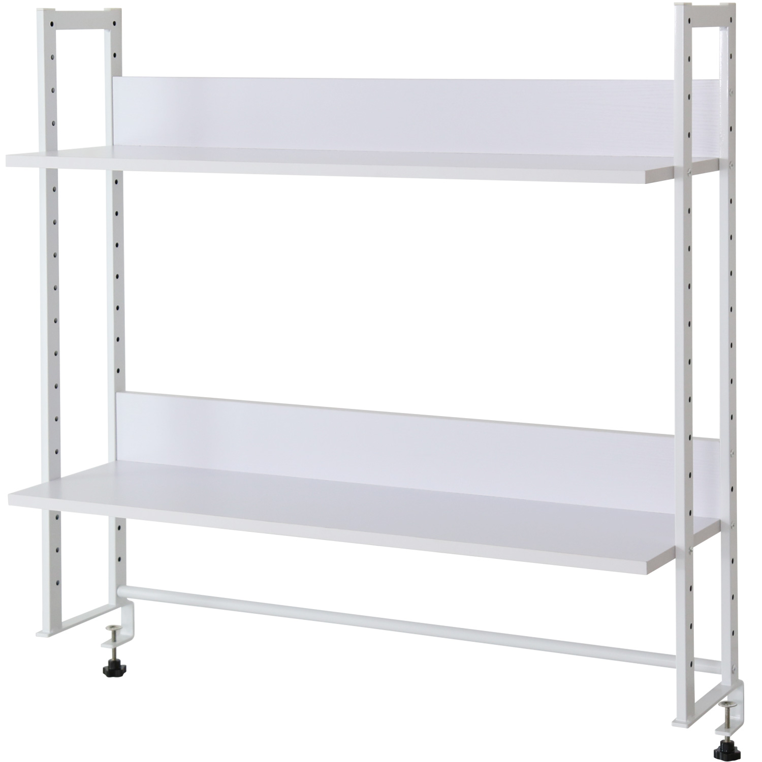 DORIS（ドリス） 机上ラック 2段 おしゃれ 高さ調整 収納 木目調 幅