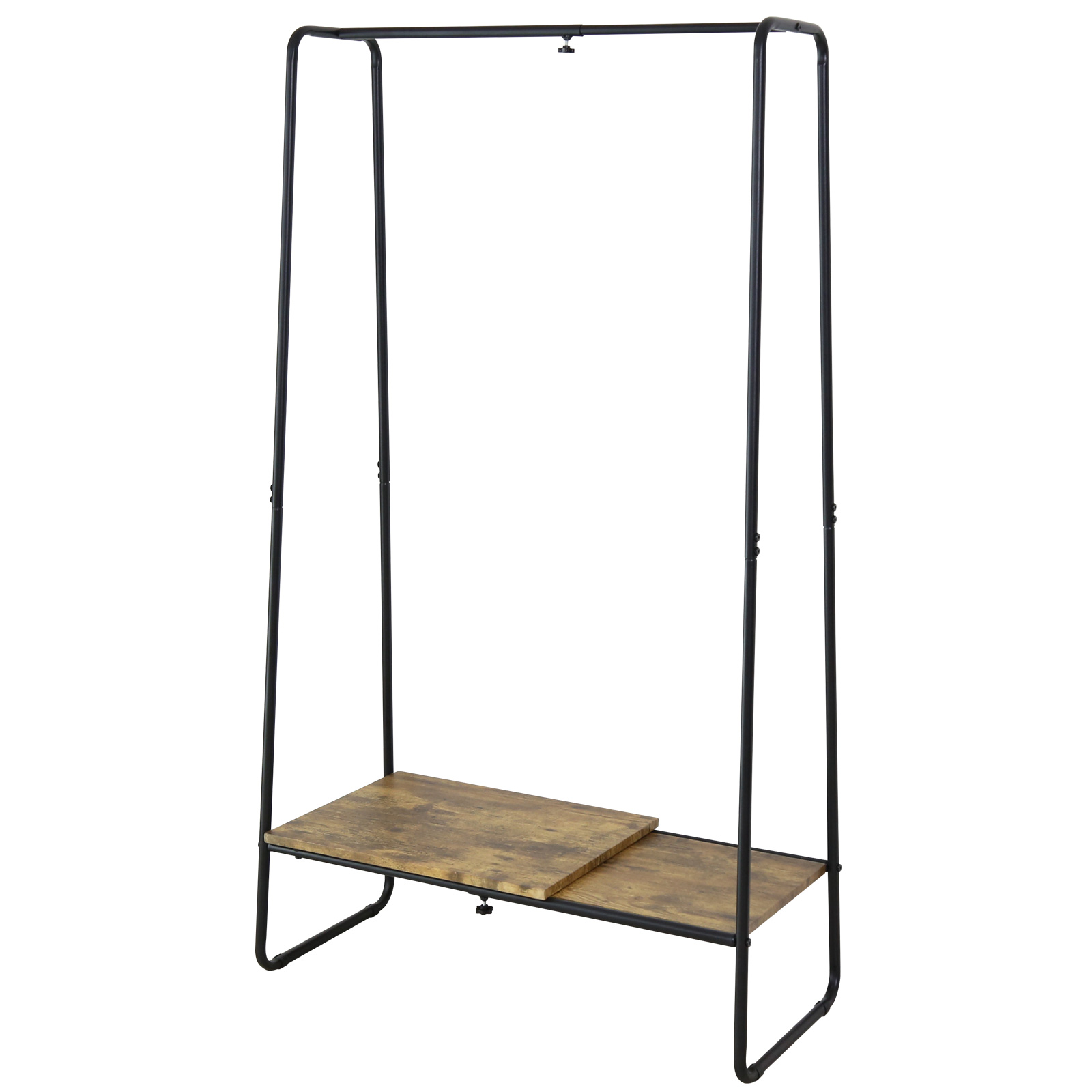 伸縮大容量 ハンガーラック DORIS（ドリス） ハンガーラック スリム 頑丈 木製 幅55〜85cm 省