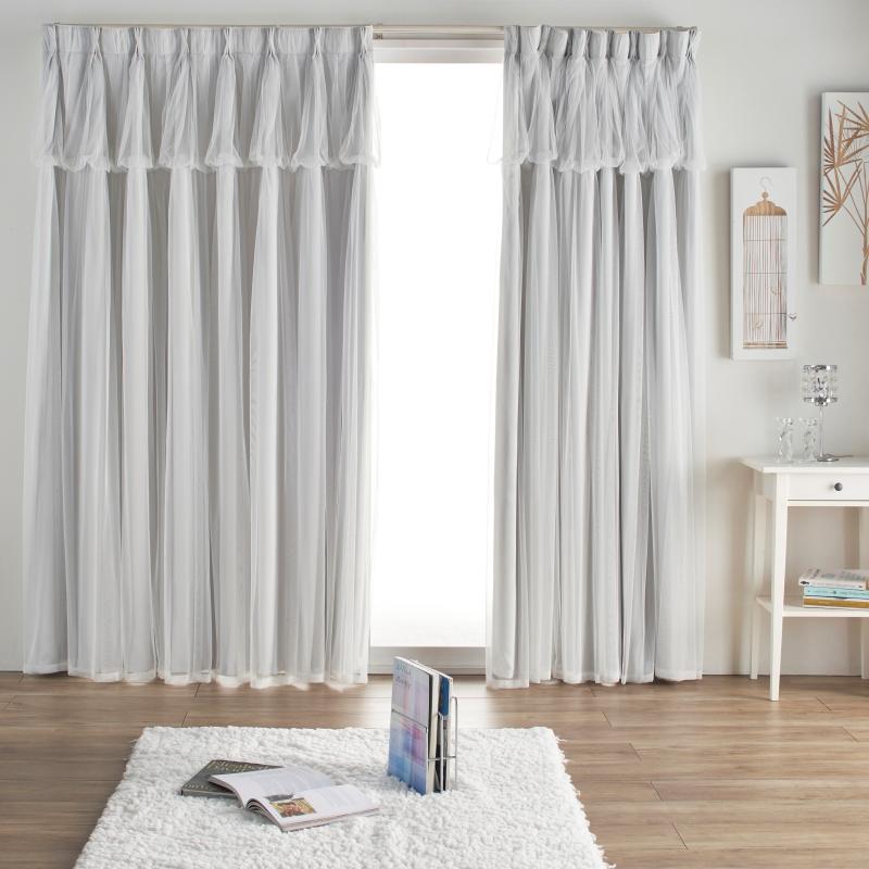 DORIS（ドリス） レイヤードカーテン 2級遮光 ドレープカーテン レース