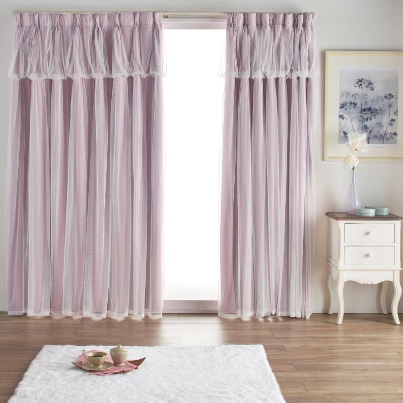 DORIS（ドリス） レイヤードカーテン 2級遮光 ドレープカーテン レース